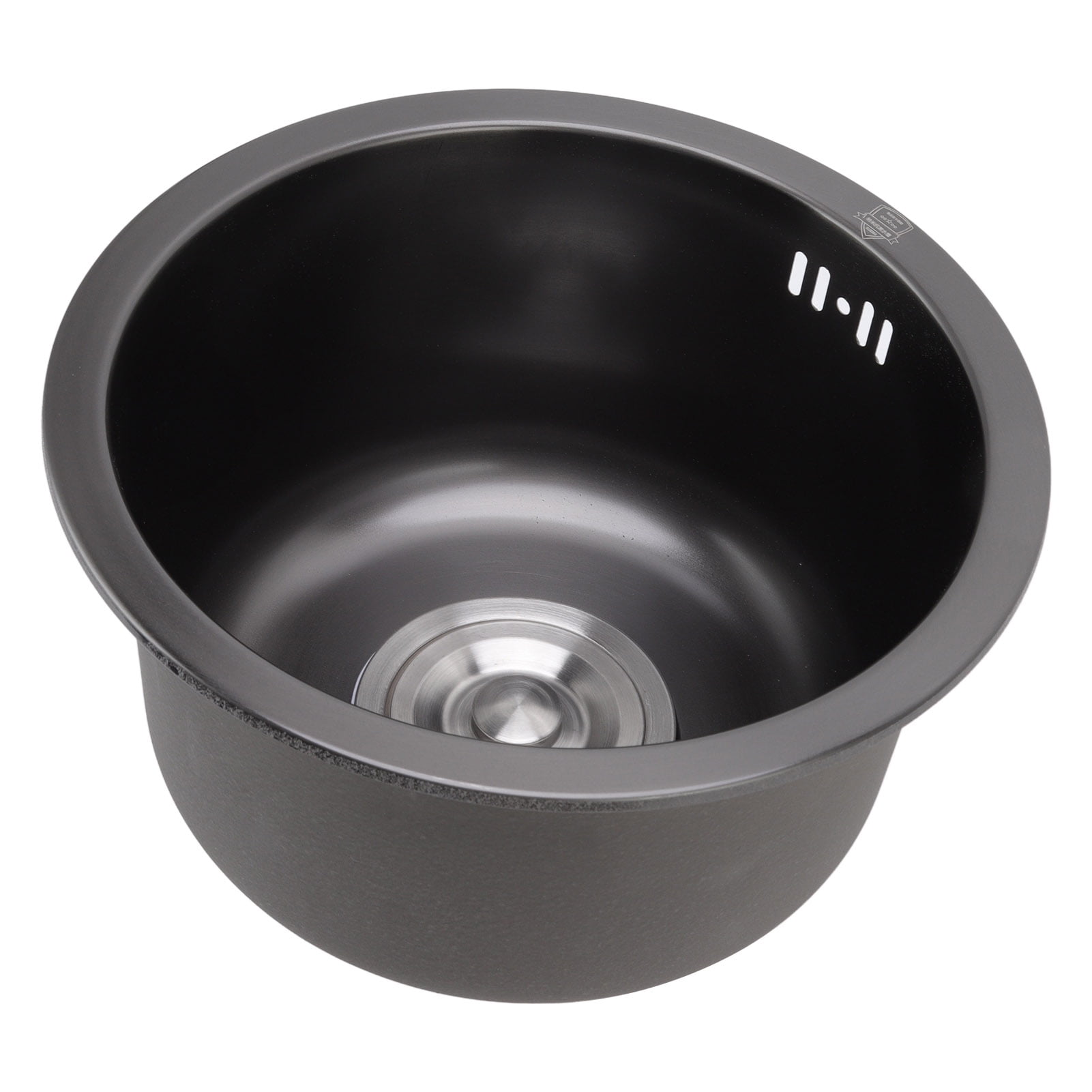 Round?Kitchen?Sink, Patented Treatment High Capacity Dual Mount Design