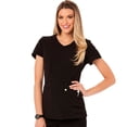 thumbnail image 1 of Careisma by Sofia Vergara Women's V-Neck Solid Scrub Top, 1 of 1