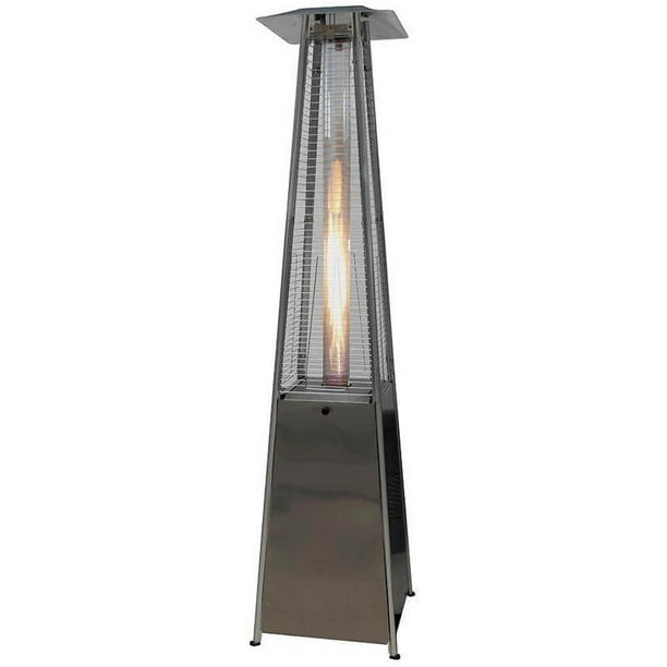 Gardensun 40 000 Btu Pyramid Flame Propane Gas Patio Heater Stainless Steel C A Ss Com Gardensun 40 000 Btu Pyramid Flame, Gardensun Patio Heater