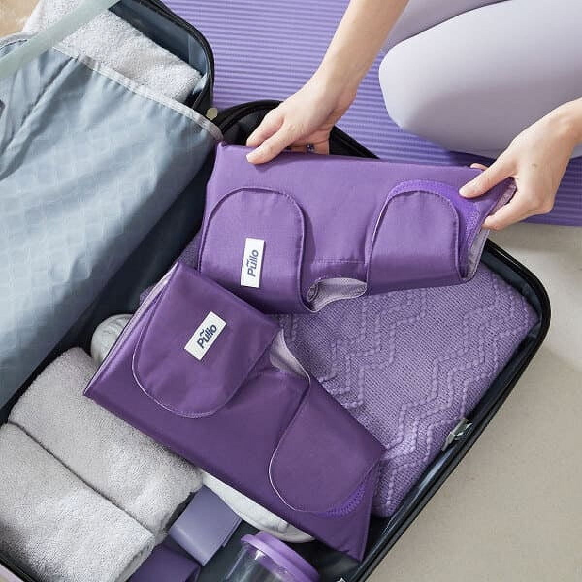 Pulio V3 Wireless 1-Stage Heat & Air Pressure Calf Massage Machine, Purple