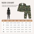thumbnail image 4 of Naloa Red Leaves Pajamas for Women Set, Womens Pajama Sets, Lounge Sets for Women, 2pjs for Women-X-Large, 4 of 7