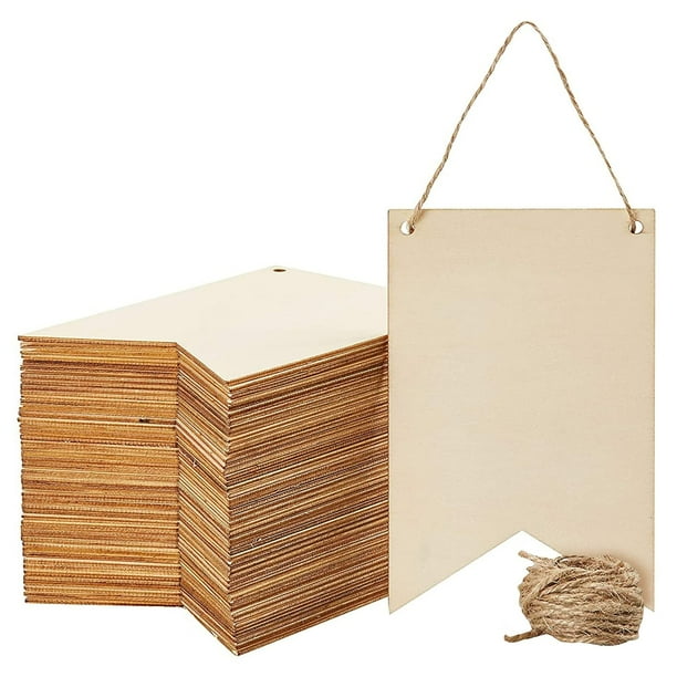 Lote De 6 Tablillas De Madera Sin Terminar Para Manualidades (25x16cm) – Perfectas Para Pintar, Piérograbado Y Decoración Rústica