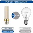 thumbnail image 2 of Bombillas LED sostenibles, 20 W, luz blanca cálida de 3000 K, luminosidad de 2000 lm sin atenuación, soluciones de iluminación versátiles para uso diario (paquete de cuatro), 2 of 5