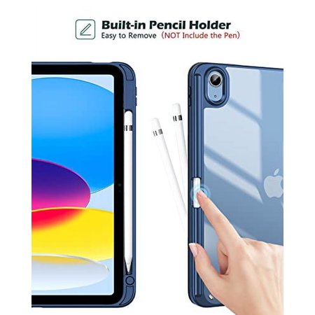 ProCase iPad 11世代/10世代 ケース iPad（A16）11インチ 2025/10.9インチ 2022通用 A2696 A2757 A2777 ペン収納 耐衝撃 三つ折り スタンド スマート
