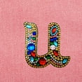 thumbnail image 3 of Christmas Letters Keychain 26 Letters Rhinestone Pendant, 3 of 8