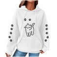 thumbnail image 2 of Neewe Womens Oversized Hoodies Fleece Sweatshirts Fall Fashion 2025 Pullover Sweaters Winter Clothes, 2 of 3
