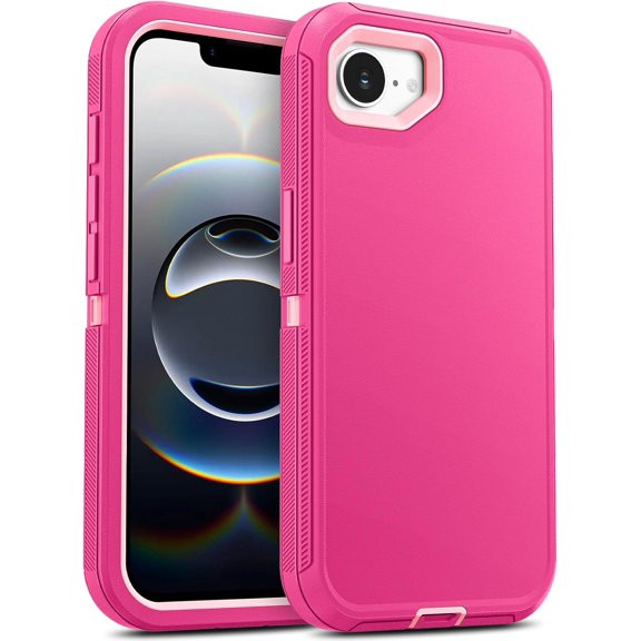 MYKOMI Case for iPhone 16e 2025, Heavy Duty & Rugged Dual-Layer with USB C Port Anti dust Protection Shockproof Phone Cases, Anti-Scratch Armor Back Cover for iPhone 16E 2025 6.1-inch