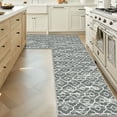 thumbnail image 3 of MeyJey Corner Kitchen Rug, 1 Piece Anti-Slip L Shape Kitchen Mat for Floor, Absorbent Runner in Front of Sink, Washable Floor Rugs for Home,Kitchen(Gray-L,24”x 71”x 71”), 3 of 8