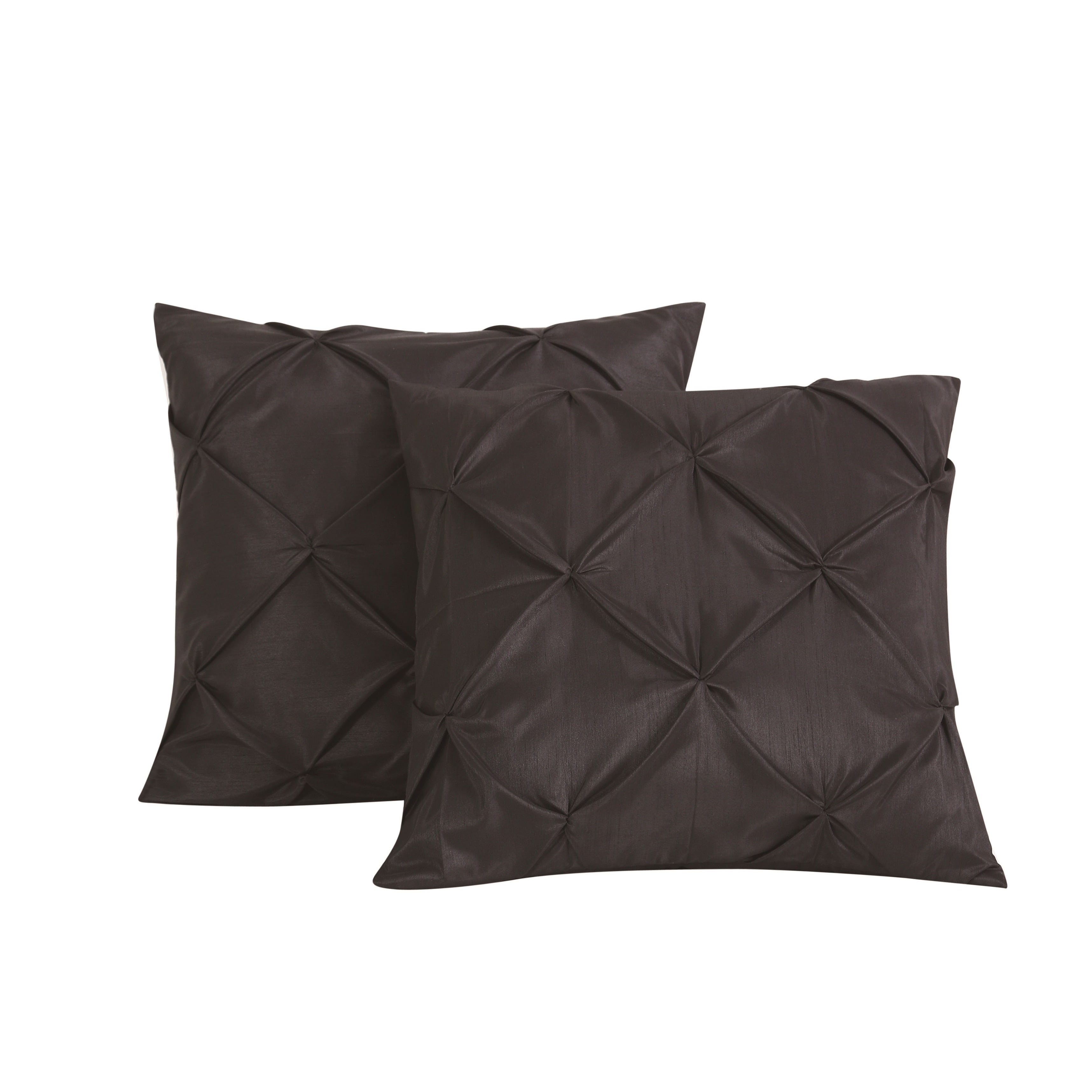 9 Piece Empress 100/% Cotton Black//White Comforter Set Queen