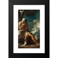 thumbnail image 2 of Salvator Rosa 12x18 Black Modern Framed Museum Art Print Titled - Saint Humphrey (Onuphrius) (C. 1660), 2 of 5