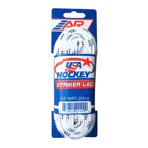 A&R Sports USA Hockey Laces, White, 84"