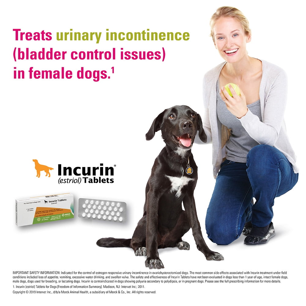 Incurin (Estriol) Tablets for Dogs, 1mg