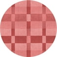 thumbnail image 1 of Ahgly Company Indoor Round Patterned Fire Engine Red Area Rugs, 5' Round, 1 of 6
