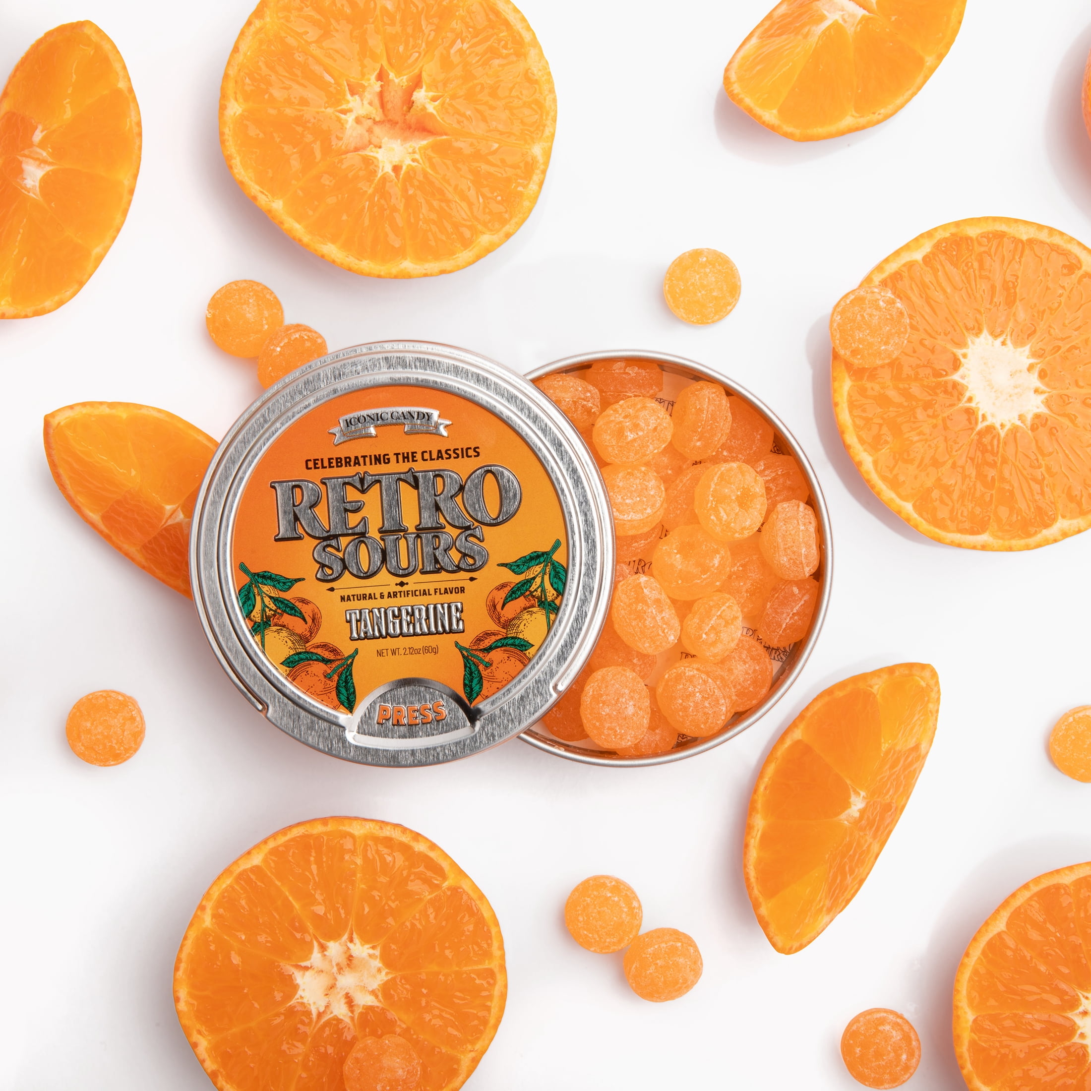 Retro Sours Tangerine 2.12oz Tin