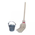 thumbnail image 1 of 2xDoll House Mop Bucket 1:12 Model Set Para Juegos De Simulación Regalos De Cumpleaños Hugo Cubo de mini fregona, 1 of 10