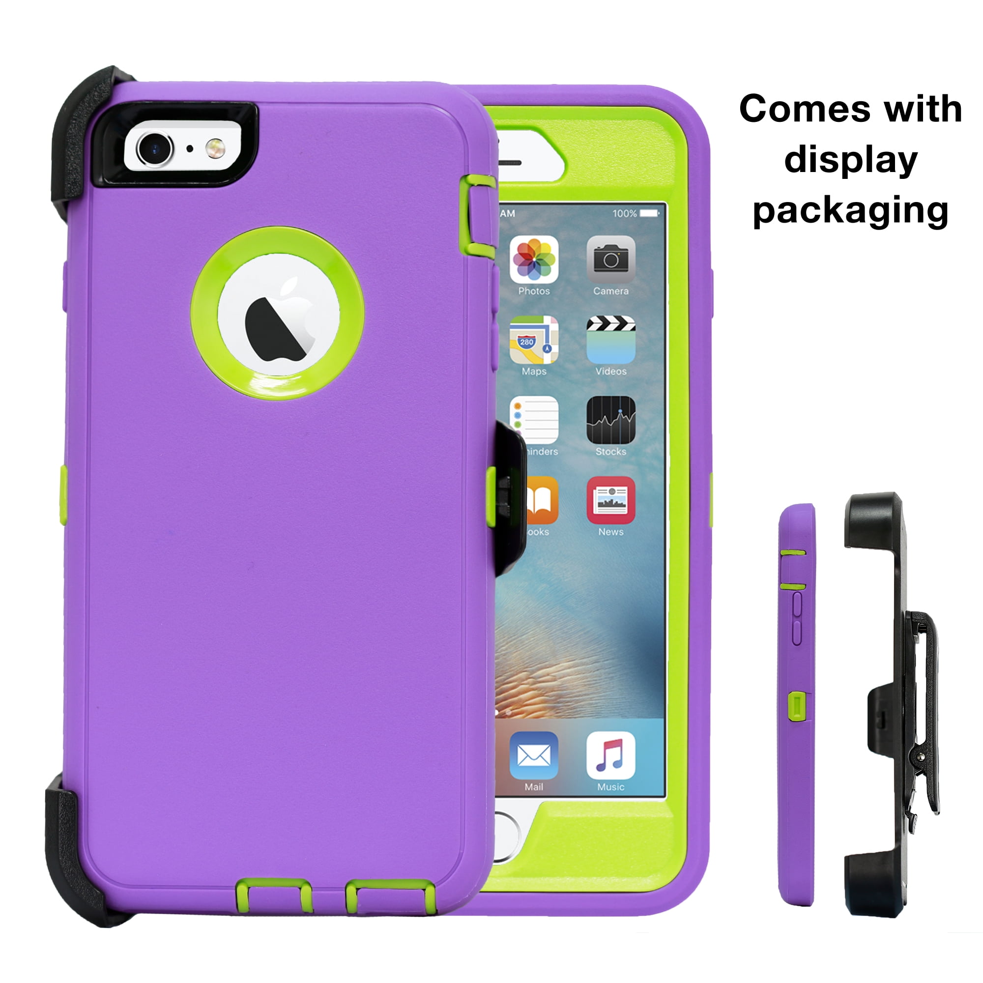 iPhone 6 Plus Case, [Full body] [Heavy Duty Protection] Shock Reduction