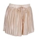 thumbnail image 1 of Pantalones cortos plisados casuales para mujer Culottes pierna cinturo media L, 1 of 9