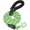 Green, variant on 2/4/5/6FT Dog Leash, Heavy Duty Rope Leashes, Reflective Nylon Pet Lead with Aluminum Quick Release/Locking Tactical Frog Clip for Small Medium and Large Dogs, 1/2 inch