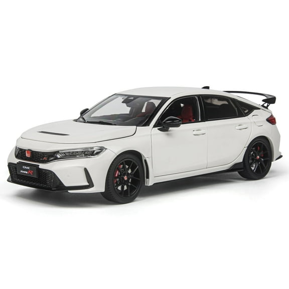 1:18 Scale Paudi Honda Civic Type-R FL5 2023 White Diecast Model Car Minicar