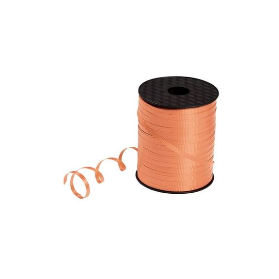 Orange Curling Ribbon - 3/16"W x 500 Yds. Per Roll - Pack of 3