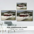 thumbnail image 4 of Winter Homestead II - Framed Gallery Wrapped Holiday Canvas - 25 x 37 - Gold Frame, 4 of 8