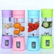 thumbnail image 5 of Licuadora portátil recargable por USB, licuadora pequeña de una sola porción, licuadora de tamaño personal, licuadora de viaje, vaso exprimidor de 380ml BANYUO Electrónica, 5 of 5