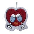 thumbnail image 2 of Uuiauoio Happy Valentine's Day Hanging Kitchen Towels Love Hand Towel with Hanging Loop Heart Bath Tie Towel Soft Absorbent Dish Tea Towels for Bathroom, 2 of 6