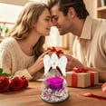 thumbnail image 6 of Zaxius Forever Flowers Preserved Roses Gift for Women Mom Girlfriend Wife Fresh Real Roses Eternal Flowers with LED Mood Lights For Birthday, Wedding Anniversary, Thanksgiving, Valentine's Day, 6 of 7