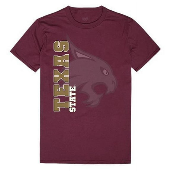 Texas State University Mens Ghost Tee - Maroon - 2X