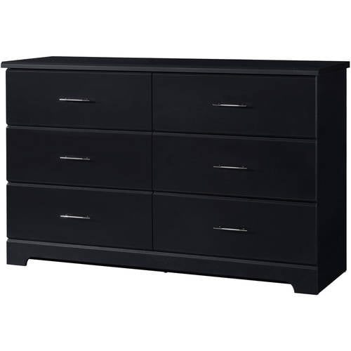 Storkcraft Brookside 6 Drawer Dresser Black - Walmart.com - Walmart.com