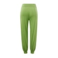 thumbnail image 7 of Sngxgn Women Casual Stretchy Pants Work Pants Straight Leg Trousers with Pockets(Green,XL), 7 of 7