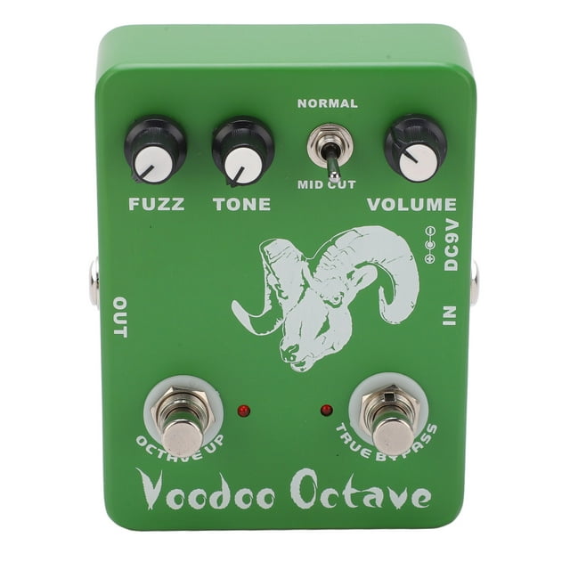 Pedal de efectos, pedal de efectos de guitarra Pedal de efectos de guitarra eléctrica vudú Pedal de efectos de guitarra Elegante y moderno