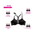 thumbnail image 4 of Maidenform T-Shirt Bra One Fab Fit Extra Coverage T-Back Front Closure Underwire 7112, 4 of 4