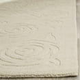 thumbnail image 3 of SAFAVIEH Martha Stewart Block Print Rose Floral Wool Area Rug, Glass Of Milk, 8' x 10', 3 of 10