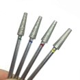 thumbnail image 3 of Emery Nail Drill Professional Conical Flat Tip Nail Drill Bits for Manicure Pedicure 2.35mm Hole Nail File Machine, 3 of 4