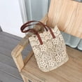 thumbnail image 3 of Bolso de hombro de encaje hermoso, bolso de mano para mujer, bolso de compras tipo cubo de gran capacidad, 3 of 6