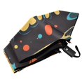 thumbnail image 6 of FORMRS Travel Umbrella Folding Auto Open Close Windproof Rain UV Protection, Black Sardines Pattern, 6 of 8