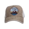 thumbnail image 1 of Top Headwear Courage Patch Straw Adjustable Trucker Hat - Natural/White, 1 of 2