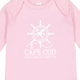 thumbnail image 4 of Inktastic Cape Cod Massachusetts Nautical Boys or Girls Long Sleeve Baby Bodysuit, 4 of 5
