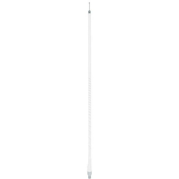 Accessories Unlimited AUFLEX4-W 0.38 x 24 in. 4 ft. Superflex CB Antenna with Tunable Tip, White