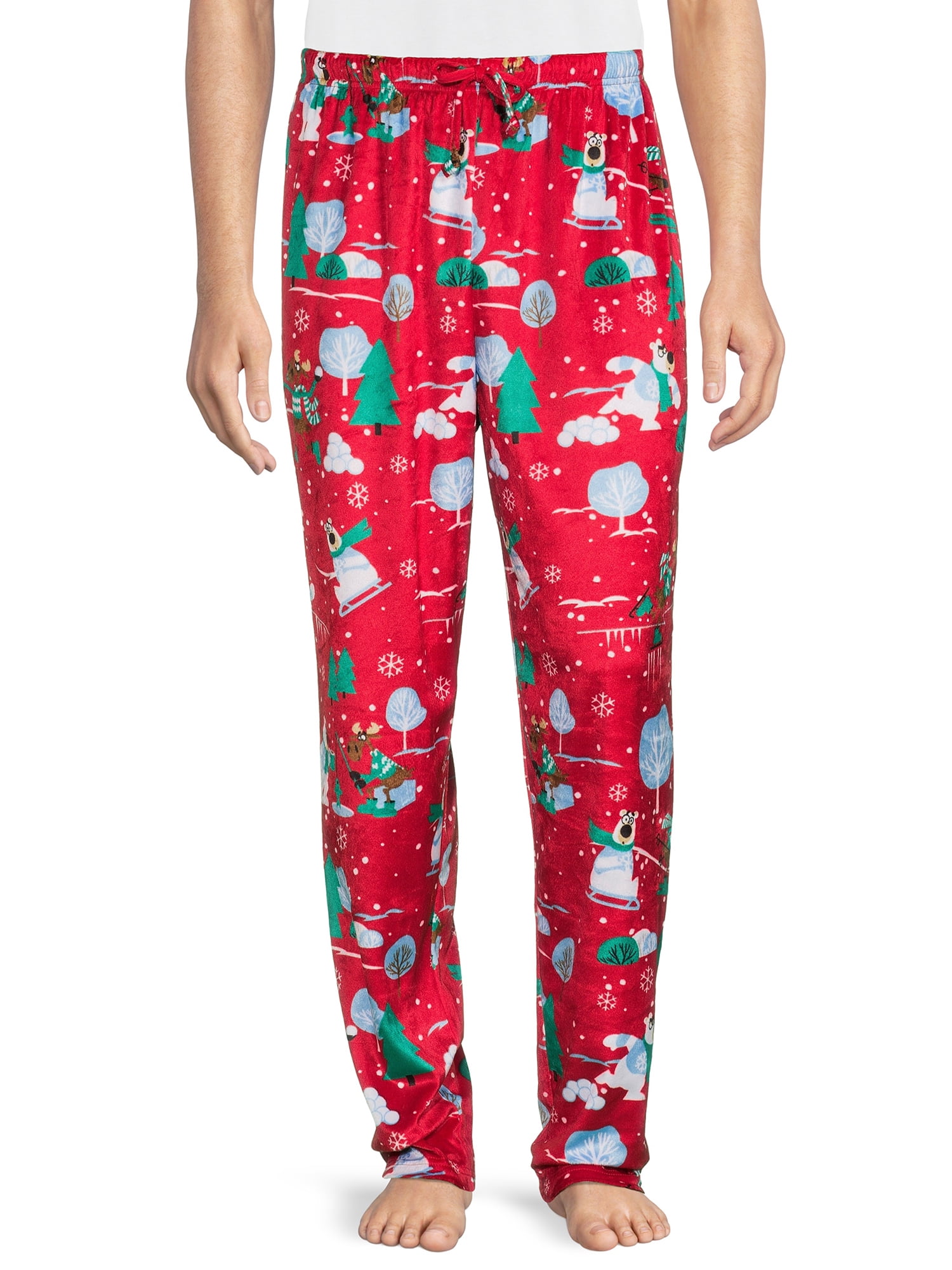 Generic Men's Holiday Sleep Pants: SNOWBALL