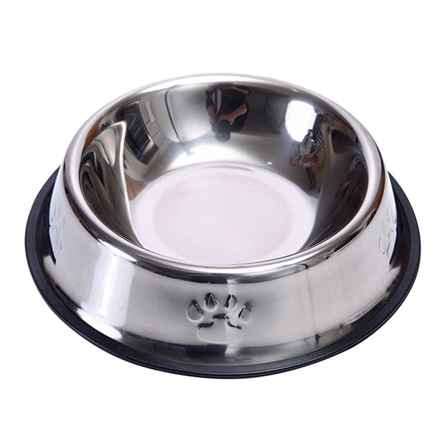 Bol en Acier Inoxydable pour Chats et Chiens Samall Mangeoire pour Animaux de Compagnie 18cm