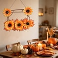 thumbnail image 6 of Fall Front Door Floral Swag, Artificial Thanksgiving Maple Leaves Door Hanging with Daisy Pumpkin, Autumn Harvest Twigs Swag Wreath for Farmhouse Mantel Wall Indoor Outdoor Home Decor, 6 of 6