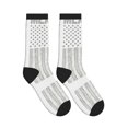 thumbnail image 4 of Athletic Socks Mexico-America Flag Sport Running Calf Socks Crew Socks for Men Women, 4 of 7
