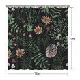 thumbnail image 5 of Waterproof Beautiful Colorful Floral Shower Curtain 72x72 Inch Boho Style Polyester Unique Shower Curtain for Bathroom Hotel Home Decor with 12 Plastic Hooks, 5 of 5