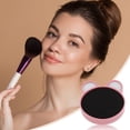 thumbnail image 6 of Unique Bargains 1 Pc Portable Makeup Sponge Brush Cleaner Pink, 6 of 6