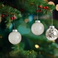 thumbnail image 6 of Silver Christmas Tree Ornament 3 Inches Foam Ball Set 4 Pieces Holiday Party Home Decoration, 6 of 6