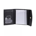 thumbnail image 2 of Julia Buxton Women's Heiress Pik-Me-Up Mini-Trifold Leather, Black, 2 of 4