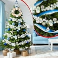 thumbnail image 4 of 59 Inch Coastal Christmas Garland Iridescent Clear Bubbles Garland Beach Ocean Bubble Decoration for Christmas Tree, Mermaid Birthday, Under The Sea Party Decorations, 4 of 8