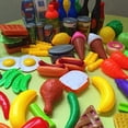 thumbnail image 5 of 120 Uds Juguete de comida de plástico TUNC Accesorios de cocina juego de comida de cocina frutas y verduras Sencillez, 5 of 5